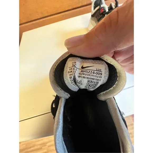 Nike Toddler Air Max Axis AH5224-009) Black Gray Sneakers Size 5C - Picture 9 of 9